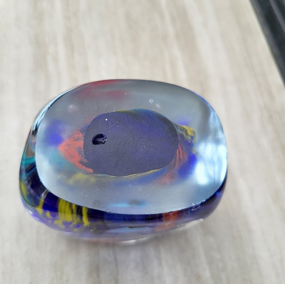 MURANO FISH AQUARIUM PAPERWEIGHT - Picture 7 of 7